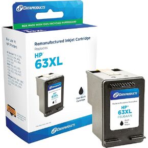 Dataproducts DPCU64AN Remanufactured High Yield Inkjet Cartridge for HP 63XL, Black