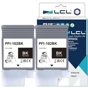 LCL PFI102 استبدال خرطوشة الحبر الأسود لـ Canon PFI-102 PFI-102BK لـ Canon ImagePrograf IPF500 IPF510 IPF600 IPF605 IPF610