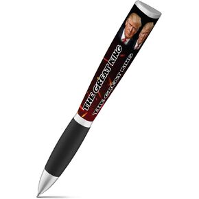 ANINKABOVE Trump The Great King Ballpoint Pen - Donald Trump Merchandise Gifts for Men & Women - Make America Great Again 3-Sided Pen Imprinted in the USA