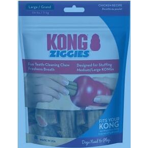يزود الحيوانات الأليفة عبر الإنترنت kong antaf'n ziggies علاج الكلب الكبير ، 8 أوقية