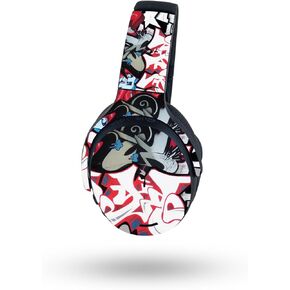 MightySkins Skin Compatible with Skullcandy Crusher ANC 2 - Graffiti Mash Up | Protective, Durable, and Unique Vinyl Decal wrap Cover | Easy to Apply, Remove, and Change Style