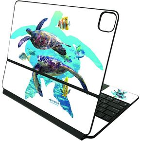 Mayyskins Skin متوافق مع لوحة مفاتيح Apple Magic لـ iPad Pro 12.9 "(الجيل الثالث إلى السادس) - تقسيم الأسد | غلاف مكافئ فينيل وقائي وفريد ​​من نوعه | سهلة التطبيق | مصنوعة في الولايات المتحدة الأمريكية