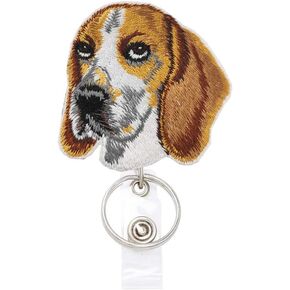 Reeleer Beagle Dog Puppy Puppy Begle Beendable Retractable ، مع مقطع التمساح وخاتم المفتاح ، و 24 بوصة سحب سميك الكلب العاشق الهدية