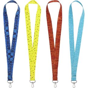 الرسوم المتحركة الأنيمي لطيف رائع Teachere Kids Neck Lanyard （4 Pack） لمحفظة سلسلة المفاتيح. ملحقات الاشياء اللطيفة ديكور الهدايا Merch Party Supplies بطاقة شارة بطاقة بطاقة هوية