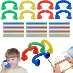 Reading Whisper Phones and Highlight Strips Combo Pack - 12 pcs of Each