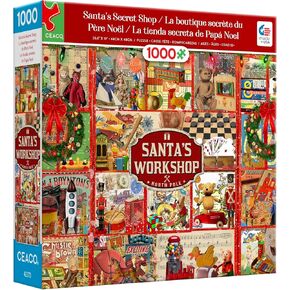 CEACO - Santa's Secret Shop - أحجية بانوراما 1000 قطعة