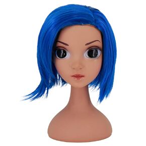 Fover Girls Blue Sadness شعر مستعار قصير الأزرق من أجل الحزن