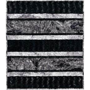 Minky Crazy 8 Back in Black Cuddle Kit Kit Kit Shannon Fabrics