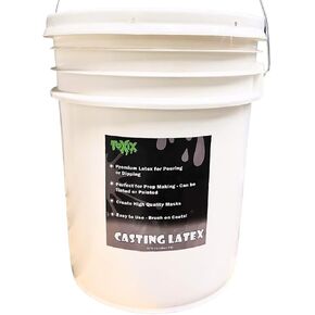 صب LaTex 5 Gallons - Premium Latex لصنع الدعامة ، وصنع العفن السهل ، والسكب ، والفرشاة على المعاطف!