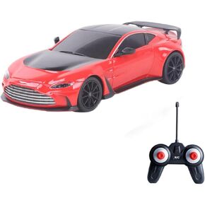 Vinie Remote Control Car for Boys ، RC Cars Aston Martin ، 1:24 Scale Toys Drift Toys ، 2022 Vantage Drift Car مع مصابيح LED باردة ، 4 5 6 7 8 9 10 11 12 سنة هدية صبي (أحمر)