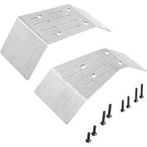 RC هيكل Armor Armor Plate لـ Arrma 1/10 2WD Gorgon for Monster Truck Stains Stains Stains Steel Armor Armor Plate RC Brageed ، Silver