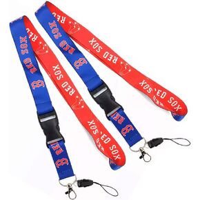 Lanyard Accessories Neck rope Set of 2 Keychain, Wallet, ID Card Holder Applicable team daily work permit (New York01)