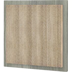 Way Basics Premium Square Wall Mount Eco-Friendly Scratch Pad Cat Scratcher (London Grey)