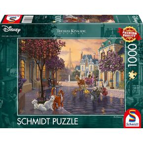 Schmidt Spiele 59690 Thomas Kinkade Disney The Aristocats Jigsaw Puzzle 1000 Pieces
