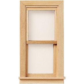 Dollhouse Miniature 1/2 "مقياس نافذة غير العمل التقليدية