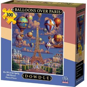Dowdle Jigsaw Puzzle - Balloons Over Paris - 300 Piece