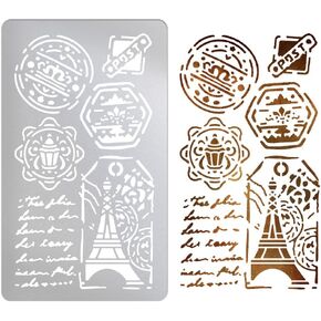 unicraftale metal stencil for craft aluog stencils for agborts fethel feth leglates etuplates stency metal etencil