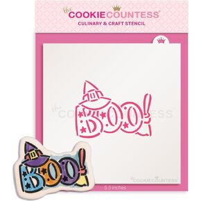 The Cookie Countess Boo PYO Stencil - Drawn by Krista