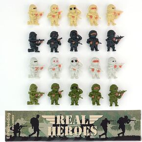 intvingendering army men men form - toys soldiers ins in the gift box - 30 pcs Army Soldier Toy Playset - Toys Militar
