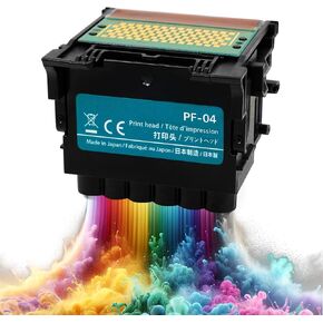 PF-04 Printhead Compatible with Canon iPF785 iPF670 iPF770 iPF765 iPF780 iPF650 iPF655 iPF750 iPF755 iPF760 iPF830 iPF840 iPF850 Printer, Replacement of Canon PF-04 printhead