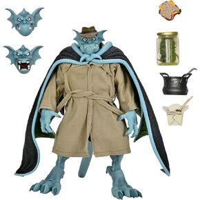 Neca Gargoyles - رقم 1: 7 رقم عمل قابل للتحصيل ، المحقق برودواي "Silver Falcon" (W أجنحة مغلقة)