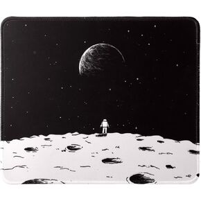 MIMOENUC - Mouse Pad Pad Computer Mouse Mouse مع قاعدة مطاطية مضادة للانزلاق من السهل انزلاق مواد متينة للمكتب المحمولة Office Universal Square Square Square 【11.4 × 9.8 بوصة】