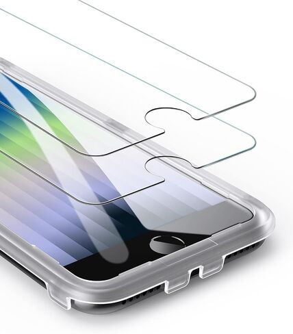 UNBREAKcable Screen Protector for iPhone 11/iPhone XR [2-Pack], Double Shatterproof Tempered Glass [Easy Installation Frame] [9H Hardness] [99.99% HD Clear] [Bubble Free] for iPhone 6.1 Inch in Kuwait