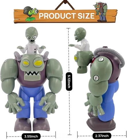 Dyharnsty Plants and Zombies Toys Gargantuar Action Figures PVZ Toys Set 1 2 Series Great Gifts for Kids,Birthday and Christmas Party in Kuwait