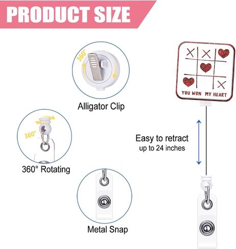 St. Patrick's Day Badge Reel Retractable with Alligator Clip Pinch Proof Acrylic Badge Clip Shamrocks Name ID Badge Holder for ER, RN, Nursing, Medical Office in Saudi Arabia