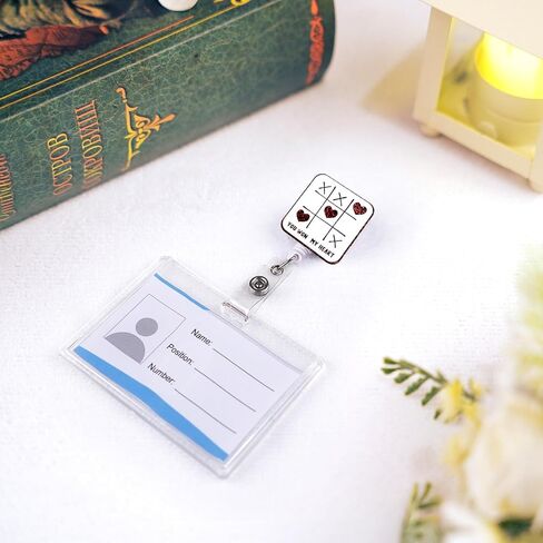 St. Patrick's Day Badge Reel Retractable with Alligator Clip Pinch Proof Acrylic Badge Clip Shamrocks Name ID Badge Holder for ER, RN, Nursing, Medical Office in Saudi Arabia