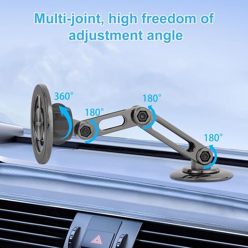 UTEBIT Phone Holders for Your Car Dashboard Windshield Air Vent 3-in-1 Universal Car Phone Mount Thick Case & Heavy Phone Friendly Cell Phone Holder Mount Fit for iPhone 16 15 Pro Max 14 13 12 Android in Kuwait