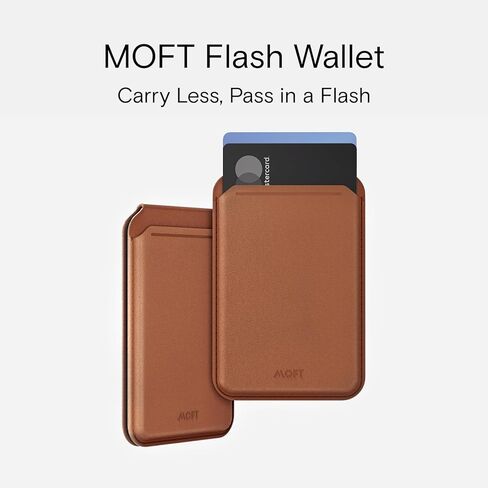 MOFT MagSafe Compatible Wallet Quick Access for iPhone 14 /iPhone 13/ iPhone12 series Open ID Window Convenient Card Use and Sturdy Stand with Steel Hinge Flash Wallet Phone Stand in Kuwait