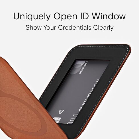 MOFT MagSafe Compatible Wallet Quick Access for iPhone 14 /iPhone 13/ iPhone12 series Open ID Window Convenient Card Use and Sturdy Stand with Steel Hinge Flash Wallet Phone Stand in Kuwait