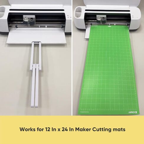 صينية تمديد طويلة Xinart لـ Cricut Maker 3/4 ، حامل حصيرة القطع لـ Cricut 12x24 بوصة ، حصيرة ، موسع صينية متوافق مع أدوات موسع آلة القطع للشركات. in Kuwait