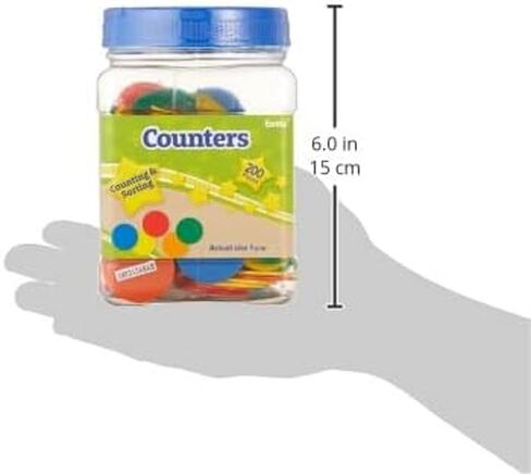 Eureka Tub Of Letter Tiles Back to School Classroom Supplies Educational Toy, 1'' x 1'' tiles, 176 pc in Saudi Arabia