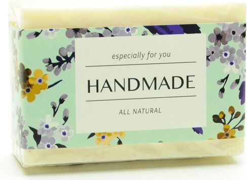 Wrap Paper Tape for Homemade Soap Bar Handmade Products 20pcs (Horizontal - Mint Floral) in Kuwait