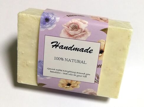 Wrap Paper Tape for Homemade Soap Bar Handmade Products 20pcs (Horizontal - Mint Floral) in Kuwait