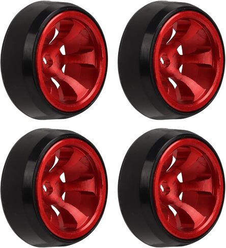 4 PCS RC Drift Tire Aluminum Alloy Tires Replacement Parts for WLtoys K989 1/28 RC Car 44954 RC Car Drift Tire () in Saudi Arabia