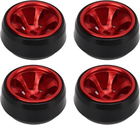 4 PCS RC Drift Tire Aluminum Alloy Tires Replacement Parts for WLtoys K989 1/28 RC Car 44954 RC Car Drift Tire () in Saudi Arabia
