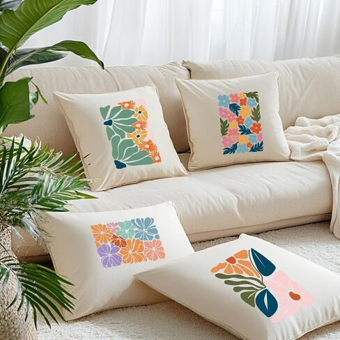 SUPERDANT 6pcs/Set PET Flowers Heat Transfer Stickers Butterfly Quotes Iron on Transfers Iron on Patches Stickers Washable Heat Transfer Paper for Clothing T-Shirt Jeans Backpacks DIY Applique in Saudi Arabia