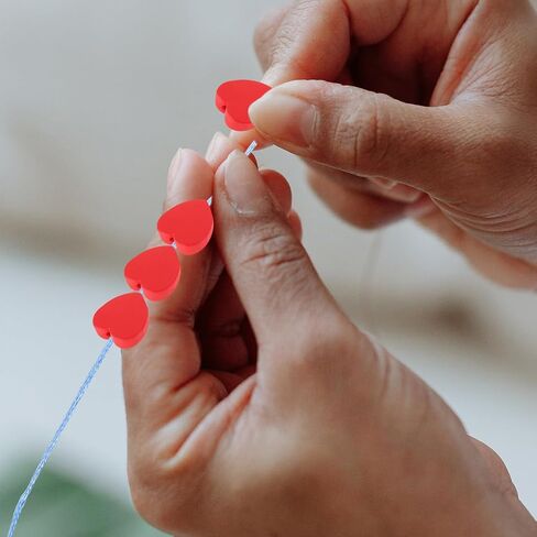Lifekome 100pcs حبات القلب الخشبية شكل قلب الخرز فضفاض in Kuwait