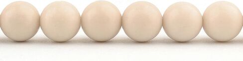 Natural Stone Beads Gemstone Beads for Jewelry Making - Crystal Beads for Bracelets, 6mm Beads Round Loose Beads(59-62pcs, 6mm, White Sand) in Saudi Arabia