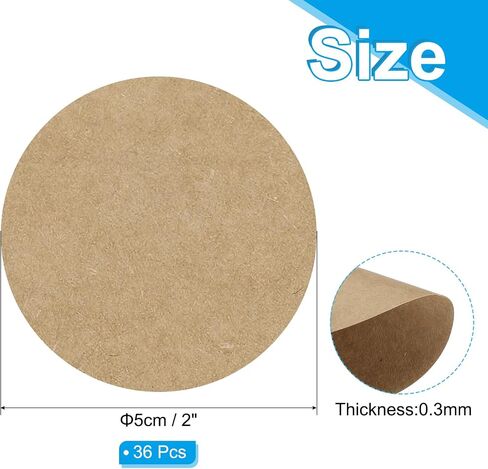 Patikil 6inch Circle Card Stock ، 36pcs Round Mount Shape Cutouts Paper 250g Cardstock Cardstock Cardstock لـ DIY Craft Projects Classroom Bulletin Decor in Saudi Arabia