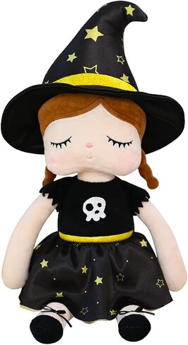 13" Exclusive New Halloween Princess Fairy Plush Doll, Witches and Pumpkin Girl Gifts, Non-Toxic Soft Skin-Friendly PP Cotton Stuffed Angela (Witches) in Saudi Arabia
