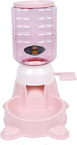 1.8L Pet Feeder Exercise Intelligence Dog Cat Automatic Press Feeder (Pink) in Saudi Arabia