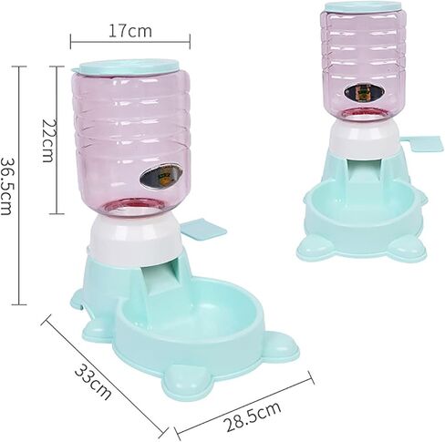 1.8L Pet Feeder Exercise Intelligence Dog Cat Automatic Press Feeder (Pink) in Saudi Arabia