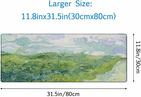 Gaming Mouse Pad, Large Non-Slip Rubber Base Mousepad, Keyboard Mouse Mat, Desk Pad with Stitched Edges, 31.5x11.8inch - Tropical Hawaii Hibiscus Floral in Saudi Arabia