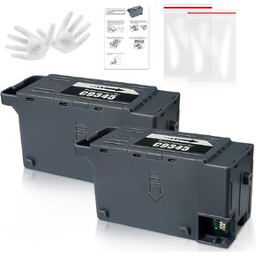 JANMORE C9345 Ink Maintenance Box Compatible for ET-8550 WF-7840 ET-8500 ET-5850 ET-5800 ET-16600 ET-16650 ET-5880 WF-7310 WF-M4119 WF-M4619 WF-7820 ST-C5000 Printers C9345 Maintenance Box