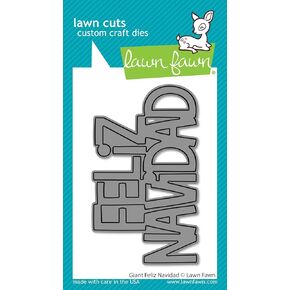 Lawn Fawn LF3516 Giant Feliz Navidad Dies