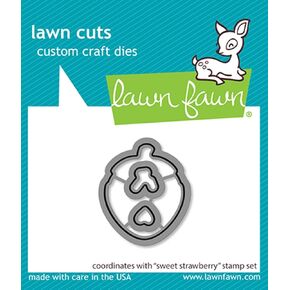 Lawn Fawn LF3603 Sweet Strawberry Lawn Cuts Dies